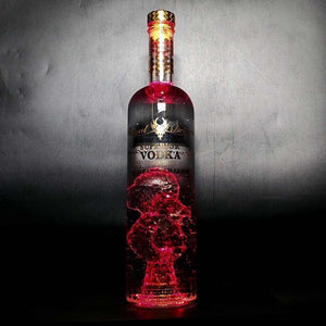 Personalised Royal Dragon Gold Leaf Vivid Lights Vodka 700ml