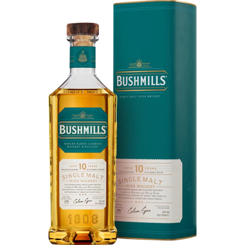 Bushmills 10YO Irish Whiskey 40% 700ml