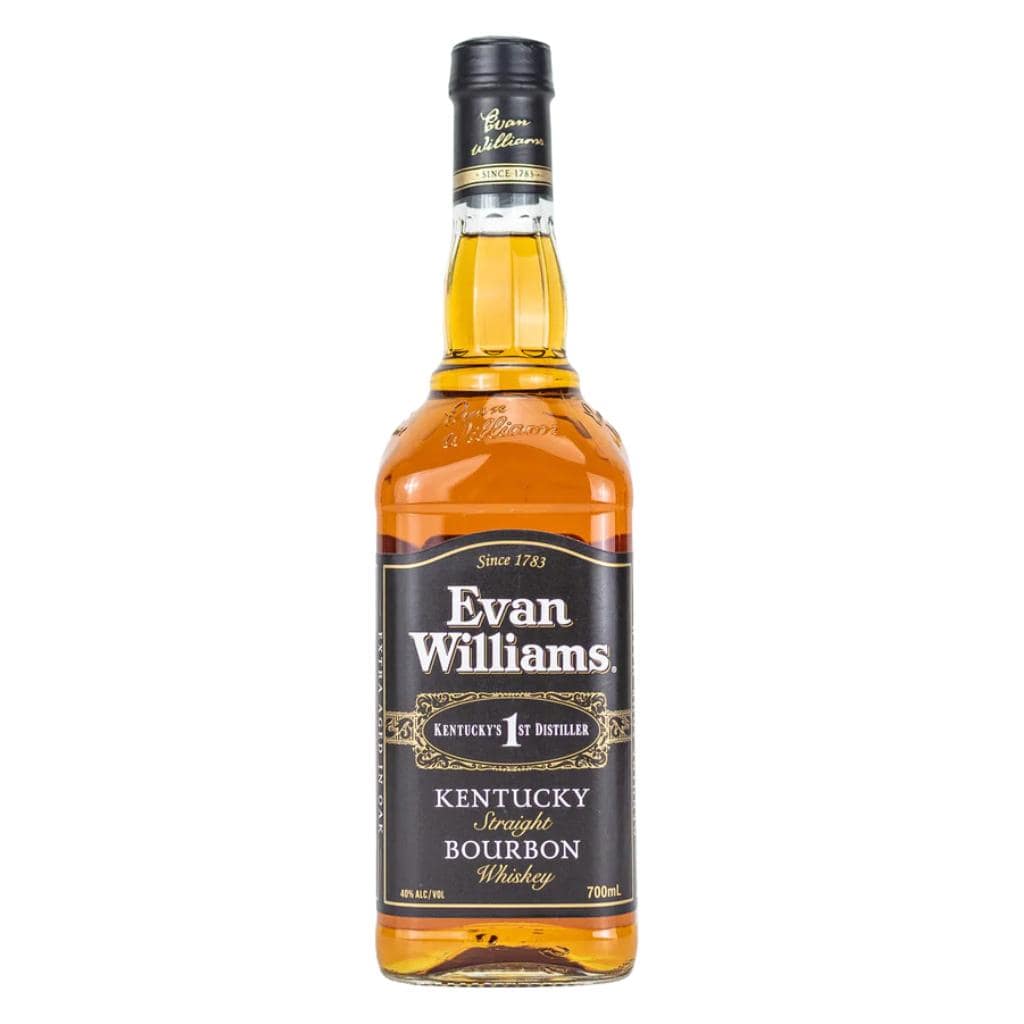 EVAN WILLIAMS BLACK LABEL BOURBON 43% 700ML