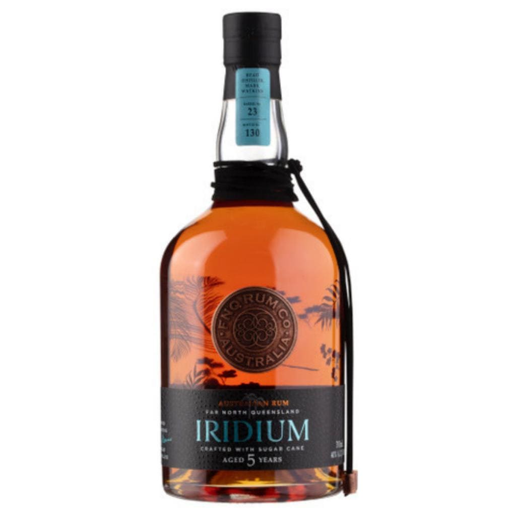 FNQ RUM CO IRIDIUM DARK RUM 5YR 45% 700ML