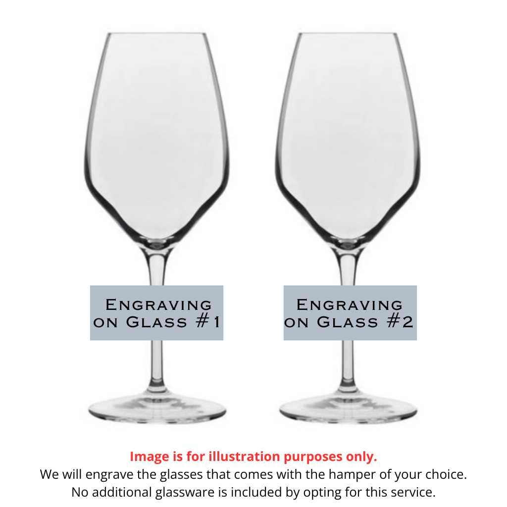 Engraving for your Hamper Glassware (Glassware NOT included)