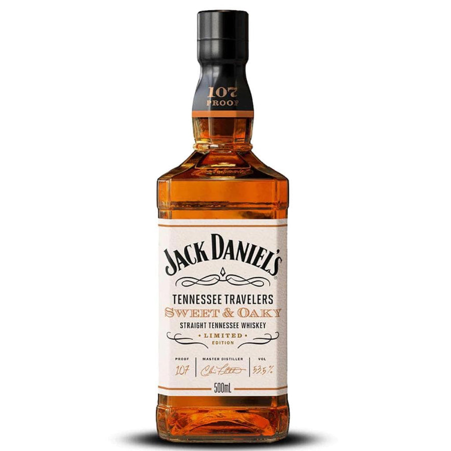 Jack Daniel's Tennessee Travelers Sweet & Oaky Limited Edition Tennessee Whiskey 53.5% 500mL