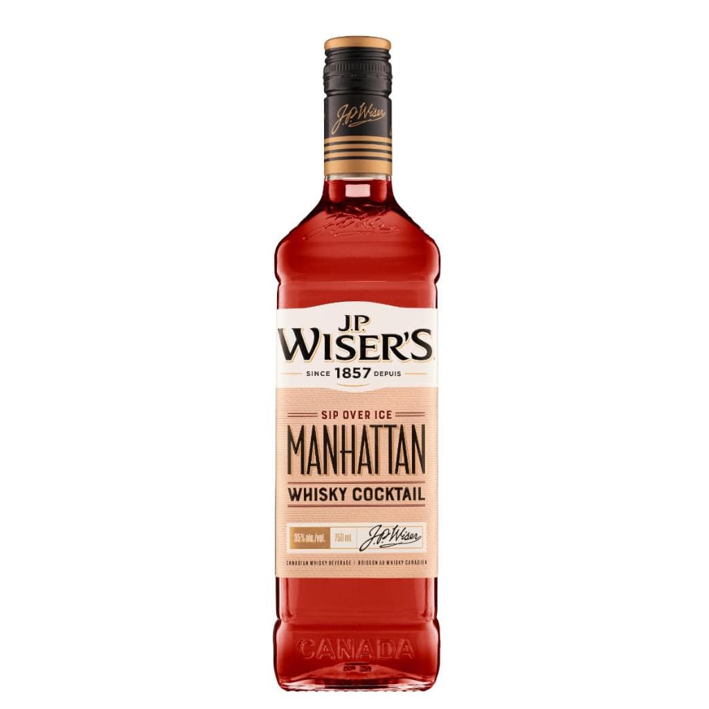JP WISERS MANHATTAN WHISKY COCKTAIL 35% 750ML