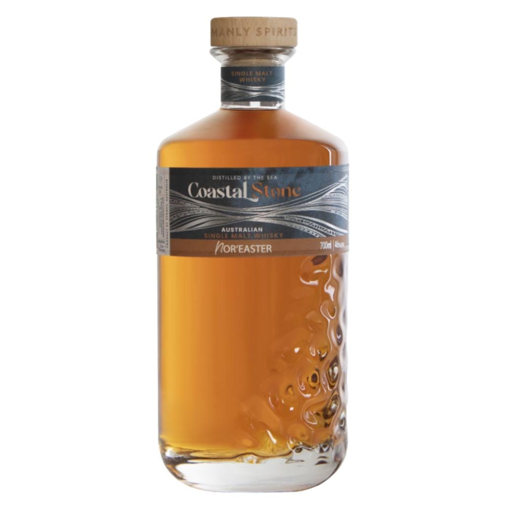 MANLY SPIRITS COASTAL STONE SINGLE MALT WHISKY NOR'EASTER 46% 700ML