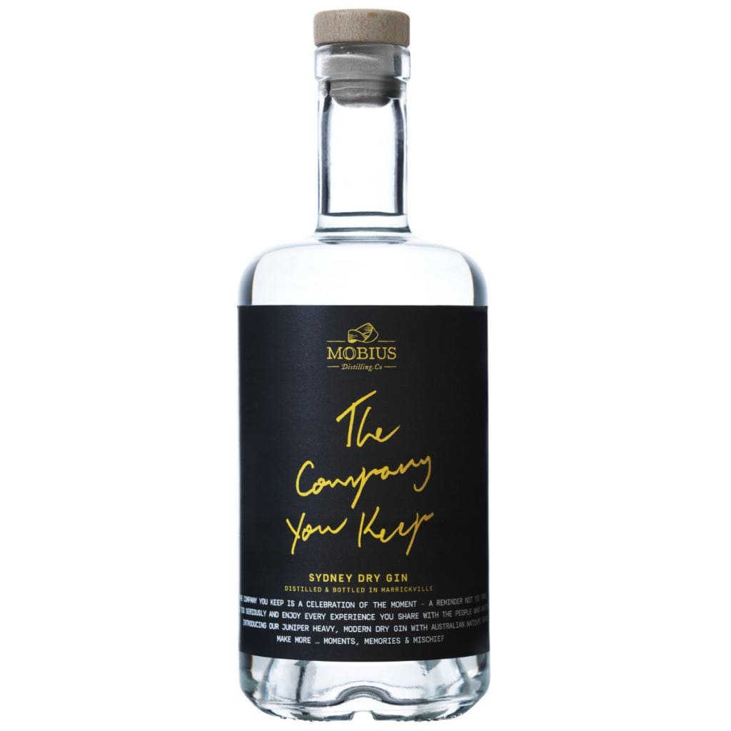 MOBIUS THE COMPANY YOU KEEP SYDNEY DRY GIN 40% 700ML