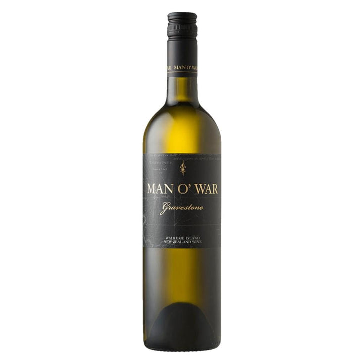 Personalised Man O+ War Gravestone Sauvignon Blanc Semillon Gift Hamper includes 2 Premium Wine Glass