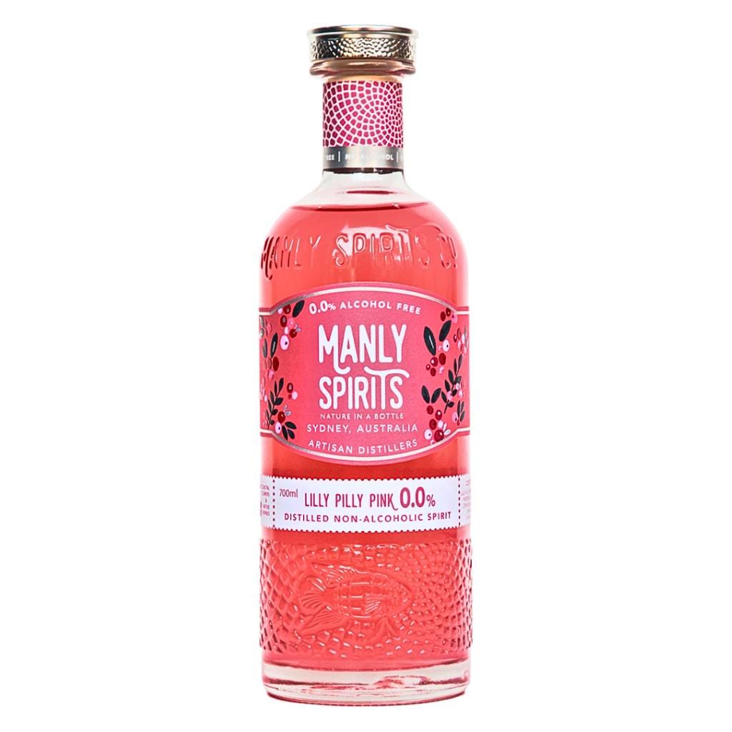 Manly Spirits Lilly Pilly Pink Zero Alcohol Spirit 0% 700ml