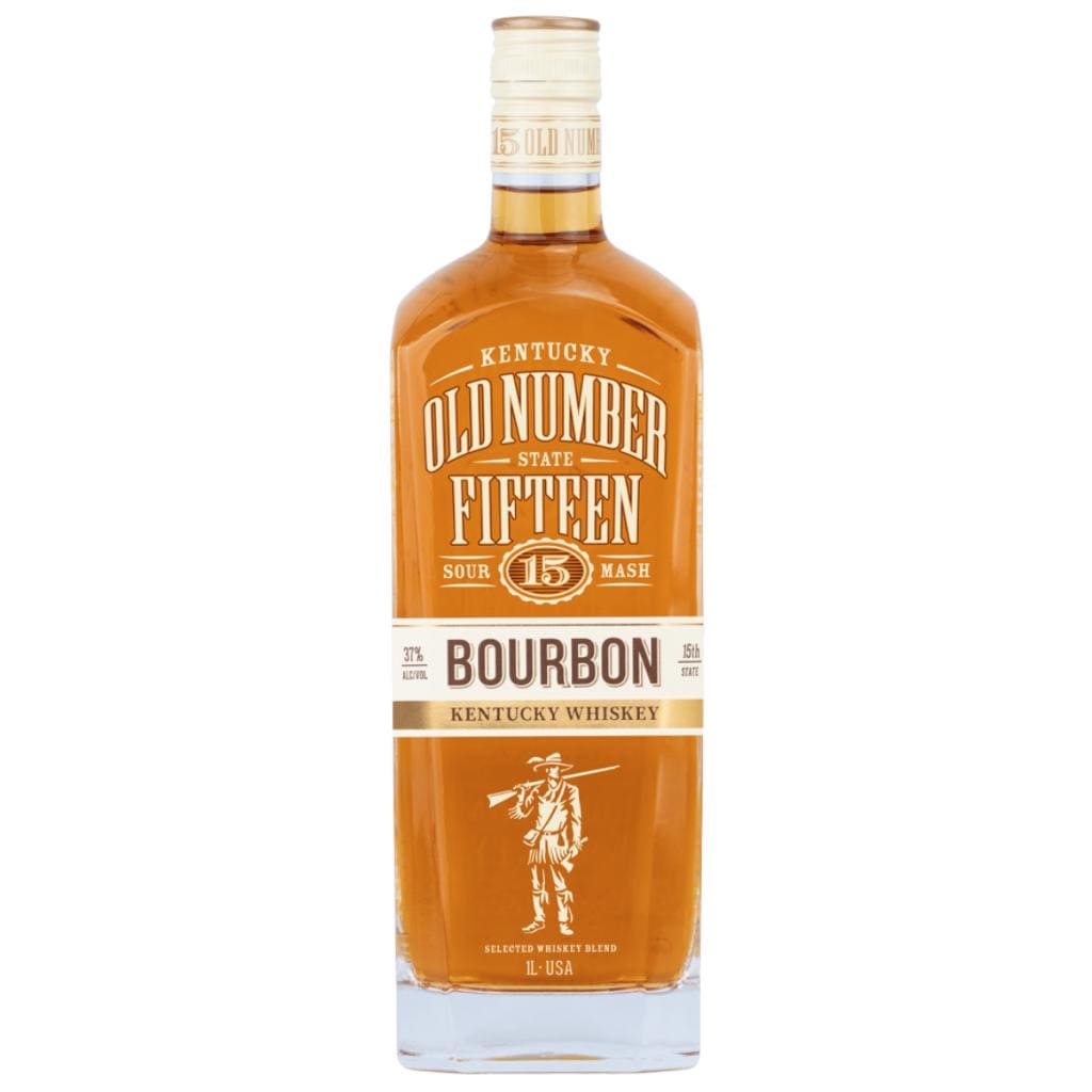 OLD NO 15 BOURBON 37% 1LT