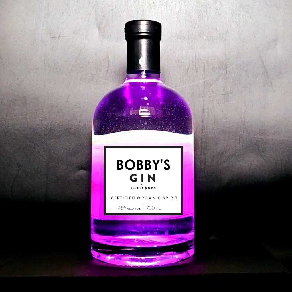 Personalised Antipodes Organic Gin - Vivid Lights Edition 45% ABV 700ml