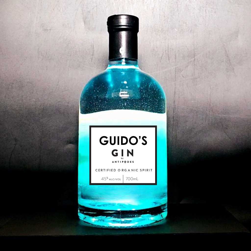 Personalised Antipodes Organic Gin - Vivid Lights Edition 45% ABV 700ml
