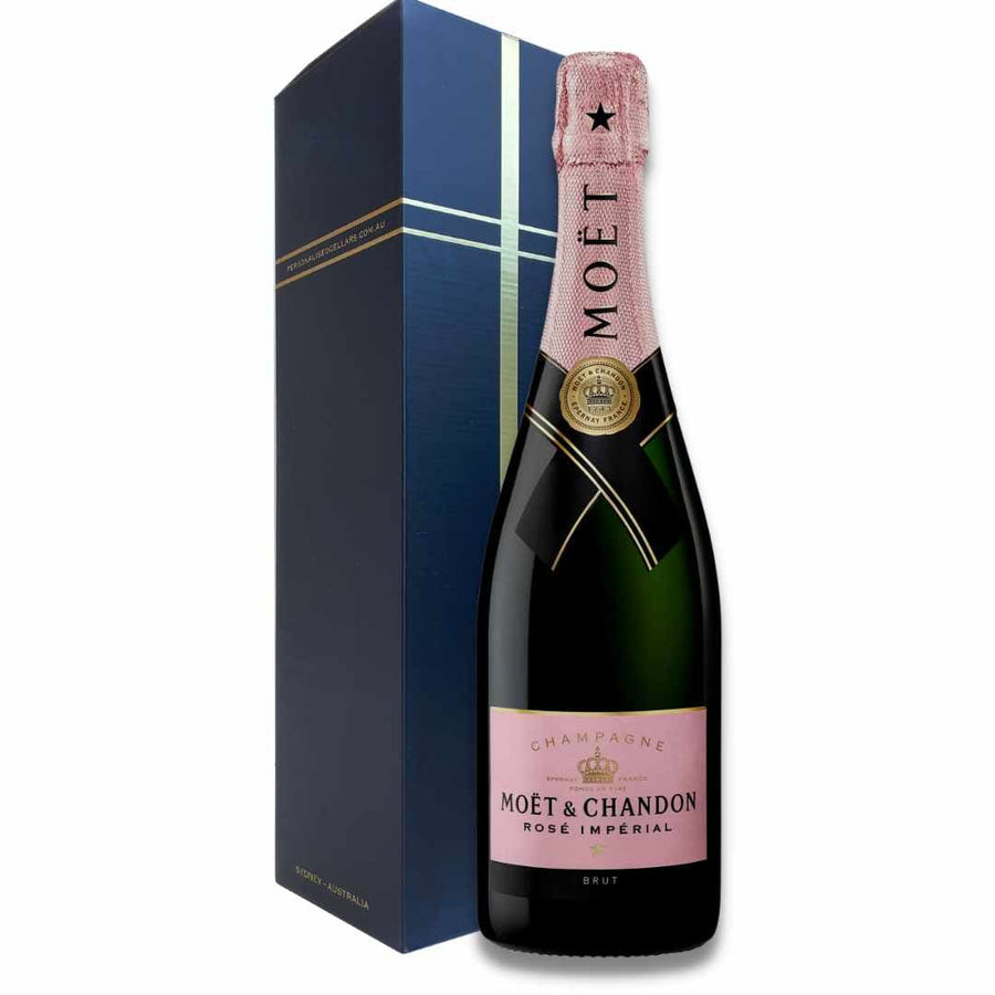 Personalised Moet & Chandon ROSE Champagne NV 750ml - Gift Boxed