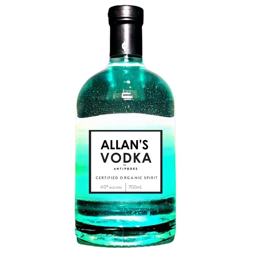 Personalised Antipodes Organic Vodka 40% 700ml