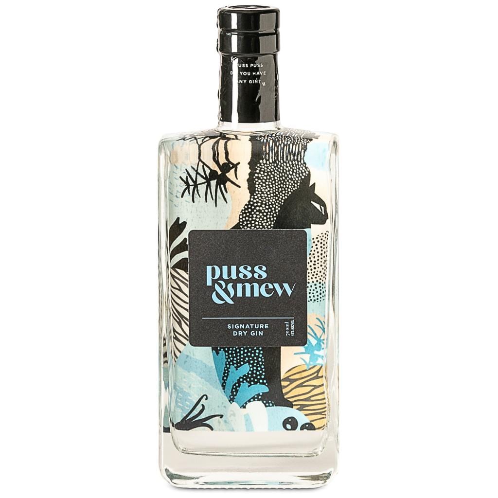 Puss And Mew Signature Dry Gin 41% 700ml