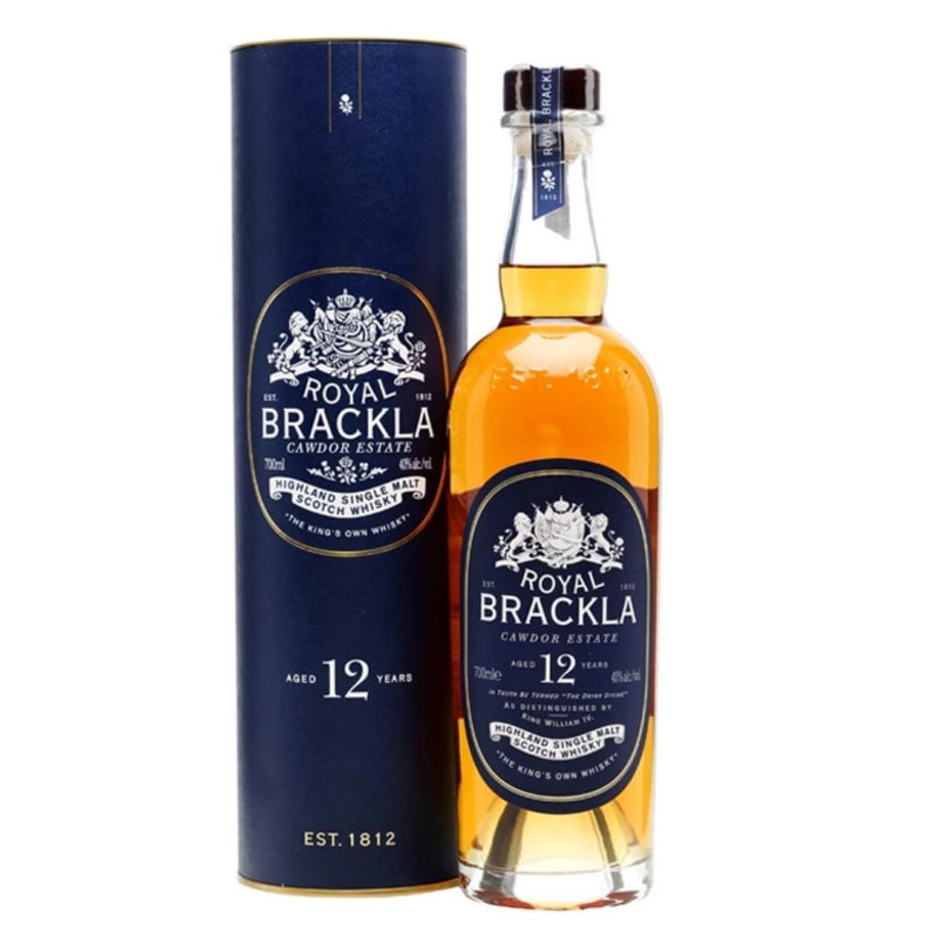 ROYAL BRACKLA IMPORT 12YO SINGLE MALT SCOTCH WHISKY 40% 700 ML