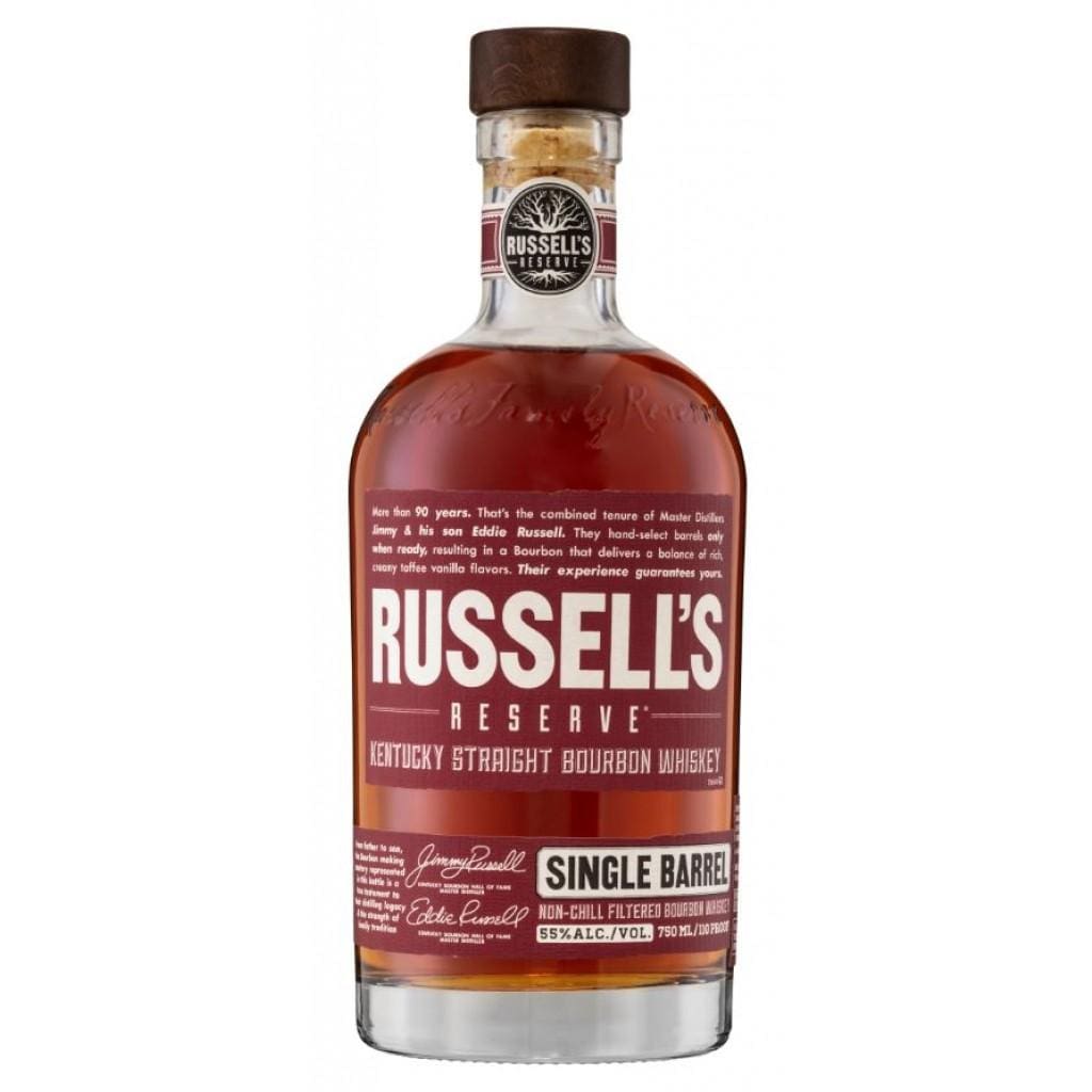 RUSSELL'S RESERVE SINGLE BARREL BOURBON 55% 750ML