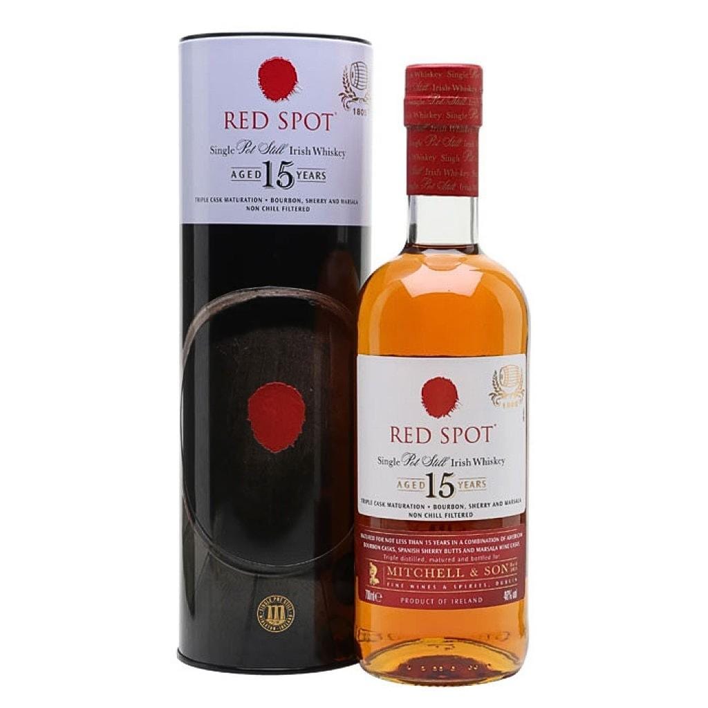 Red Spot 15 Year Old Single Pot Still Irish Whiskey 40% 700ml