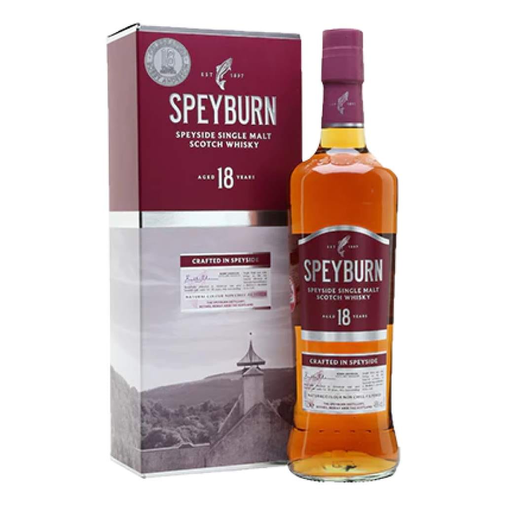 SPEYBURN 18 YEAR OLD SINGLE MALT SCOTCH WHISKY 46% 700ML