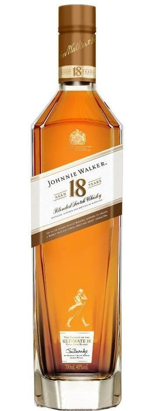 Johnnie Walker 18 Year Old Blended Scotch Whiskey 40% ABV 700ML