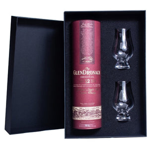 GlenDronach 12 Yr Old Gift Box includes 2 Glencairn Glasses