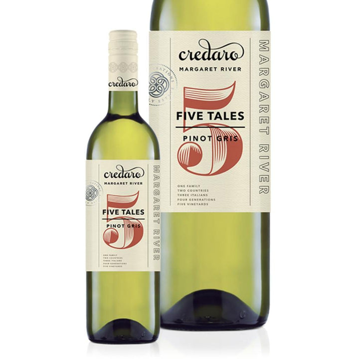 Credaro Five Tales Pinot Gris 2024 12Pack 13.5% 750ML