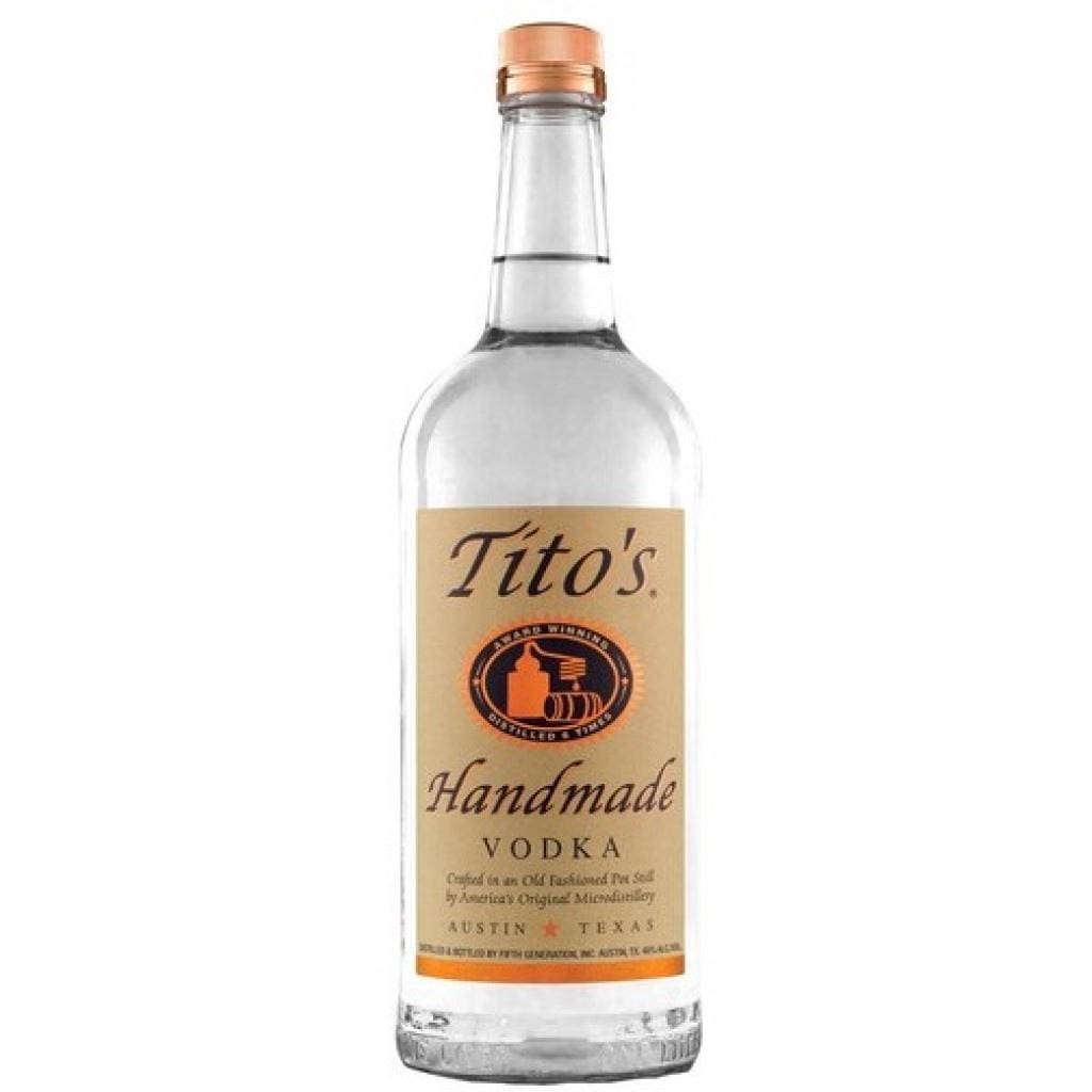 PERSONALISED TITOS HAND MADE VODKA 40% 1LT