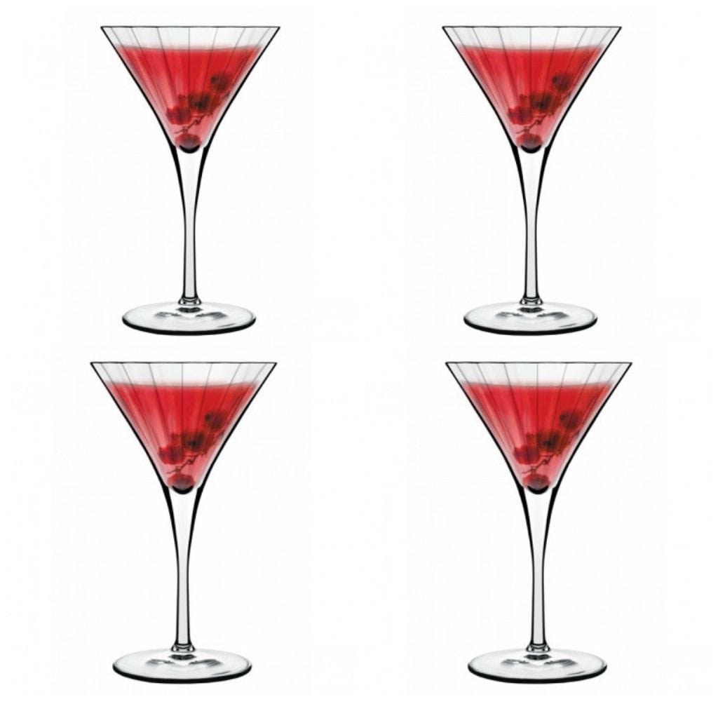 Luigi Bormioli Bach Martini Glass 260ml - 4 Pack