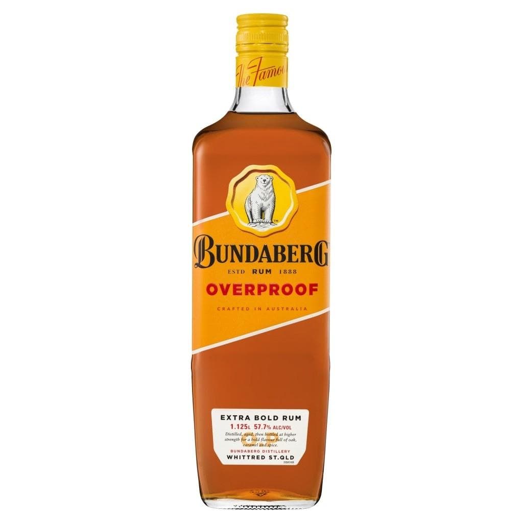 PERSONALISED BUNDABERG RUM OP 57.7% 1.125LT