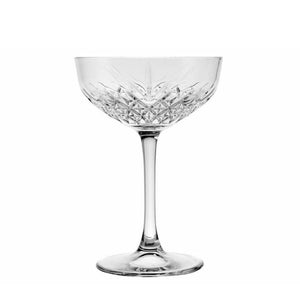 Pasabahce Timeless Champagne Saucer Glassware 270ml  - 1 Pack