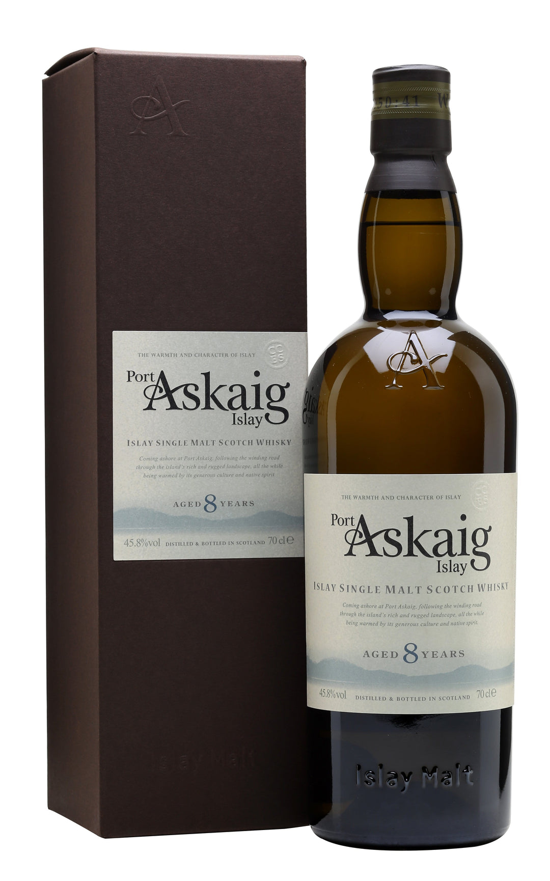 PORT ASKAIG 8 YEAR OLD SINGLE MALT SCOTCH WHISKY 45.8% 700ML