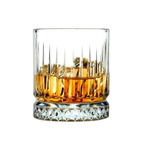 Pasabahce Elysia Whisky Tumbler Crystal Scotch Glasses 355 ml 4 Glass
