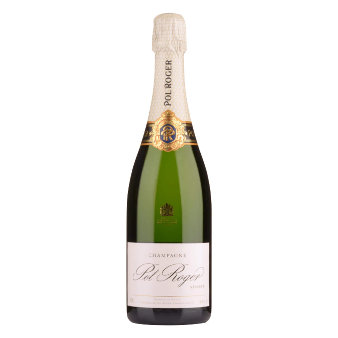 Personalised Pol Roger Reserve Brut NV Champagne with Gift Box