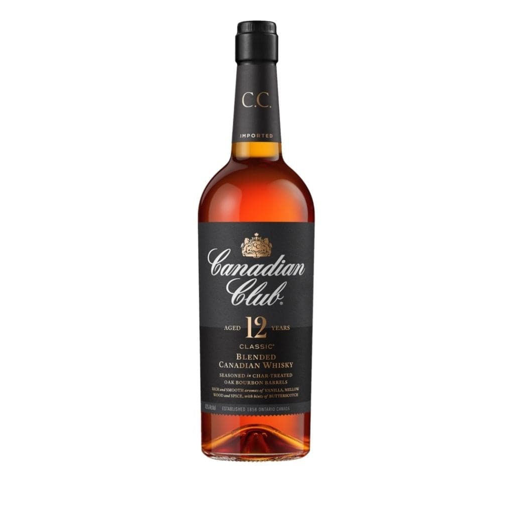Personalised Canadian Club 12 Year Old Classic Blended Whisky 40% 700mL