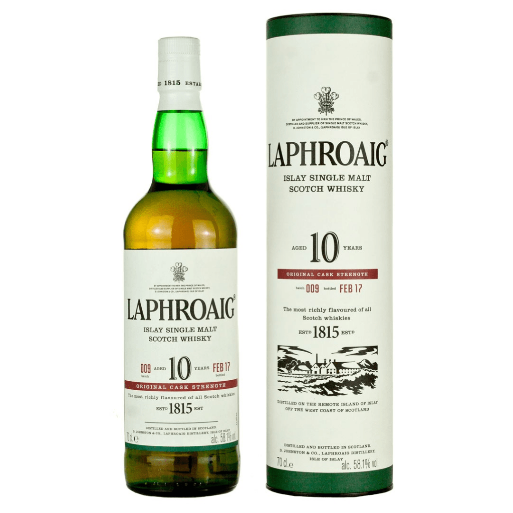 Laphroaig 10 Yr Old | Cask Strength | Batch 10 | 750ml | 58% ABV