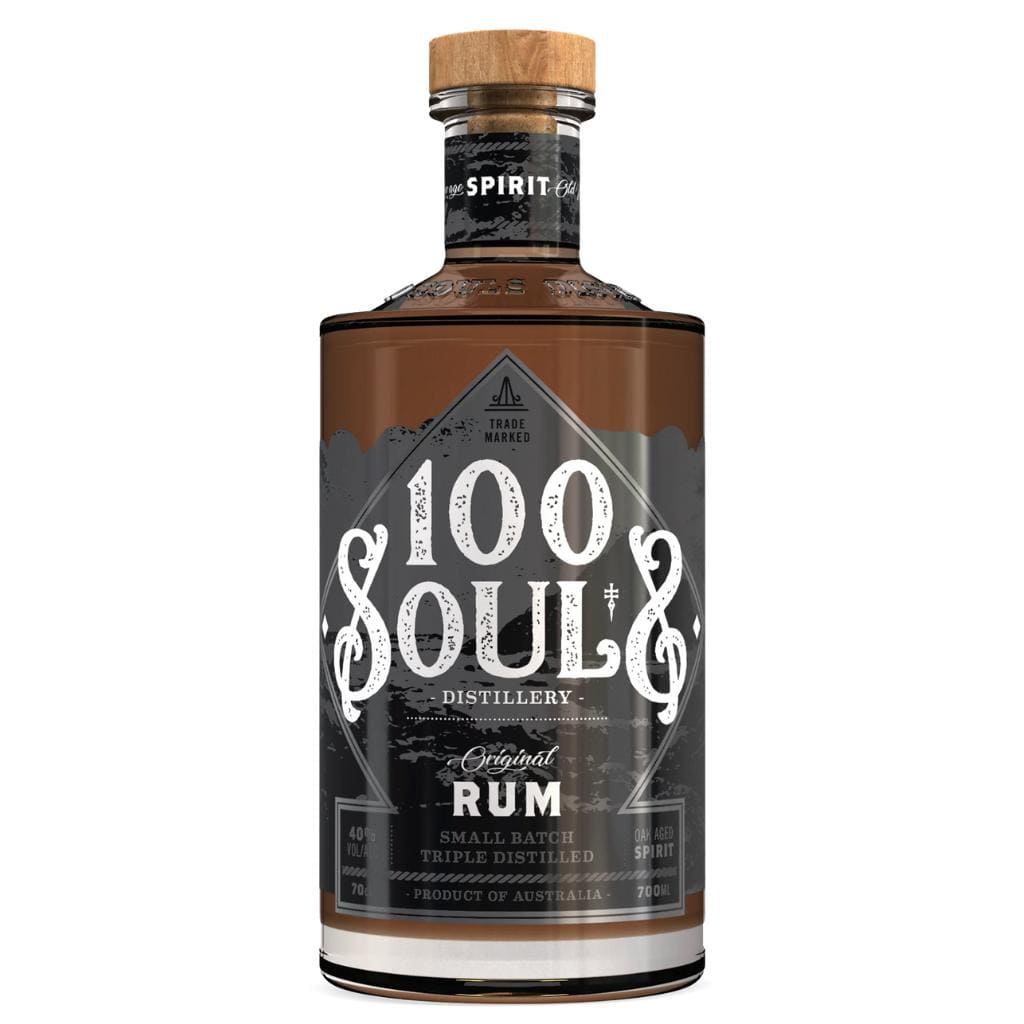 100 SOULS ORIGINAL DARK RUM 40% 700ML