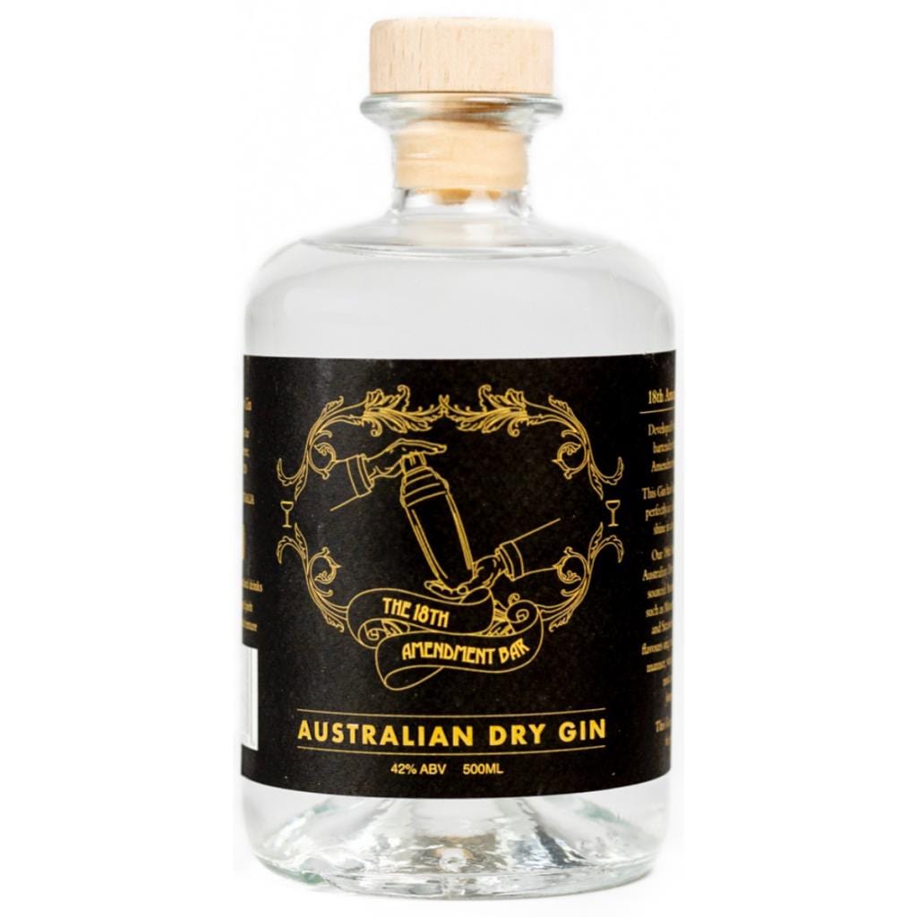 18TH AMENDMENT AUSTRALIAN DRY GIN 42% 500ML