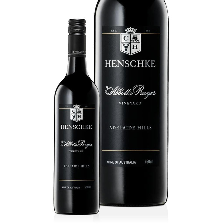 Personalised Henschke Abbotts Prayer Merlot Cabernet Gift Hamper includes 2 Premium Wine Glass