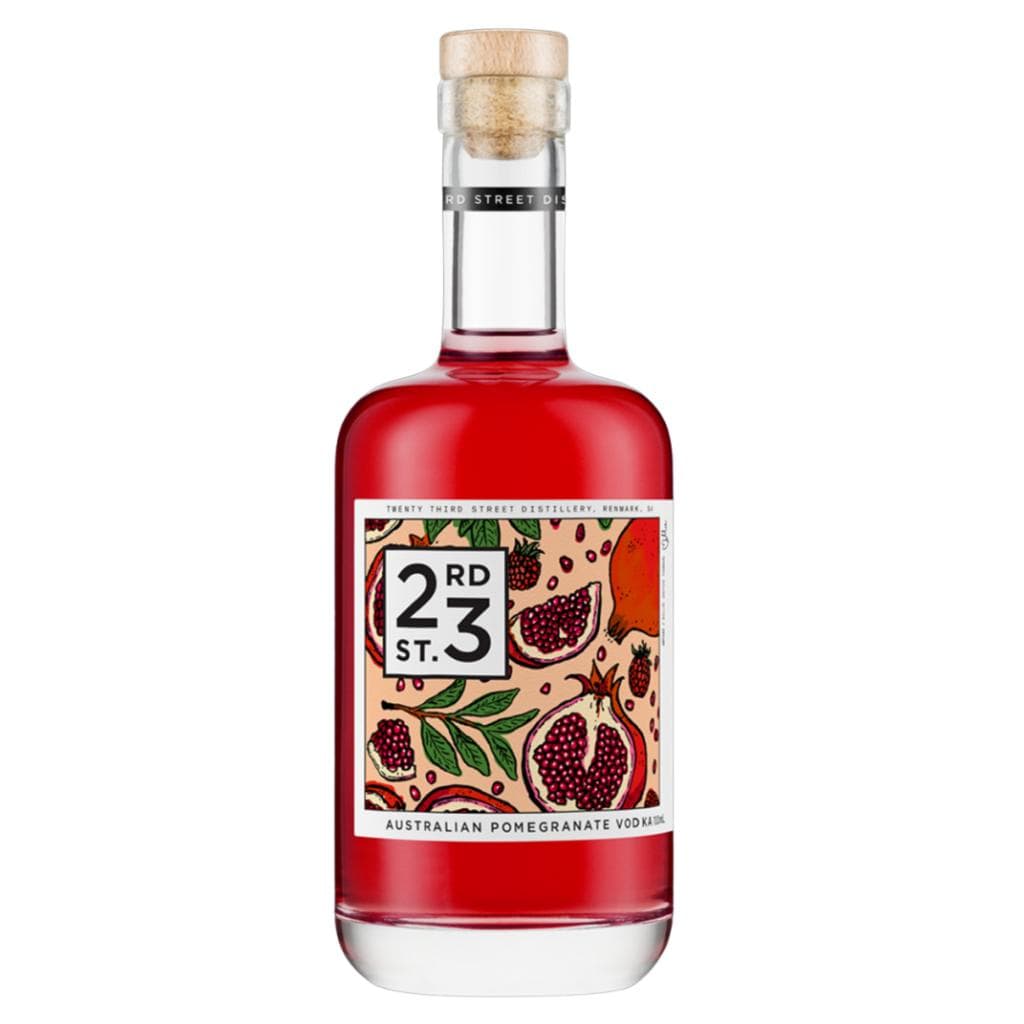 23RD STREET AUSTRALIAN POMEGRANATE VODKA 40% 700ML