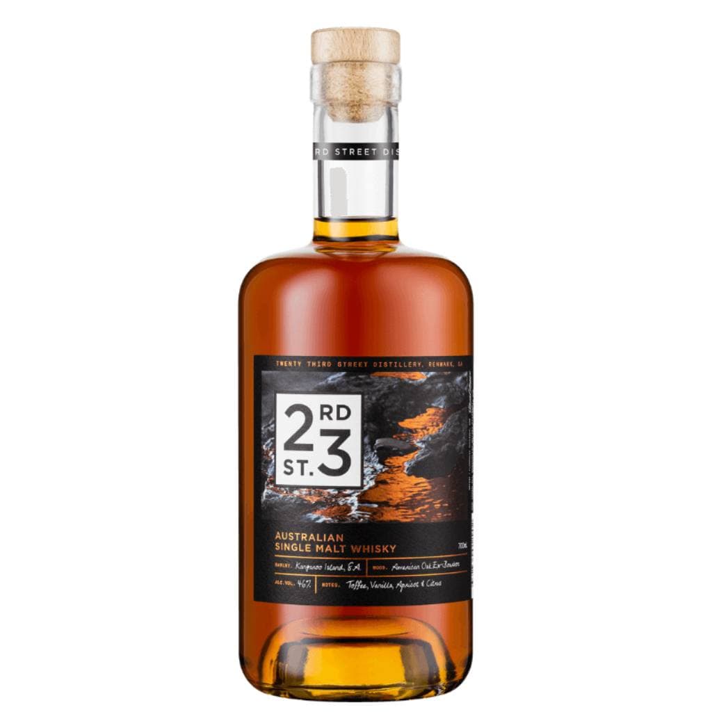 23RD STREET AUSTRALIAN SINGLE MALT WHISKY 46% 700ML