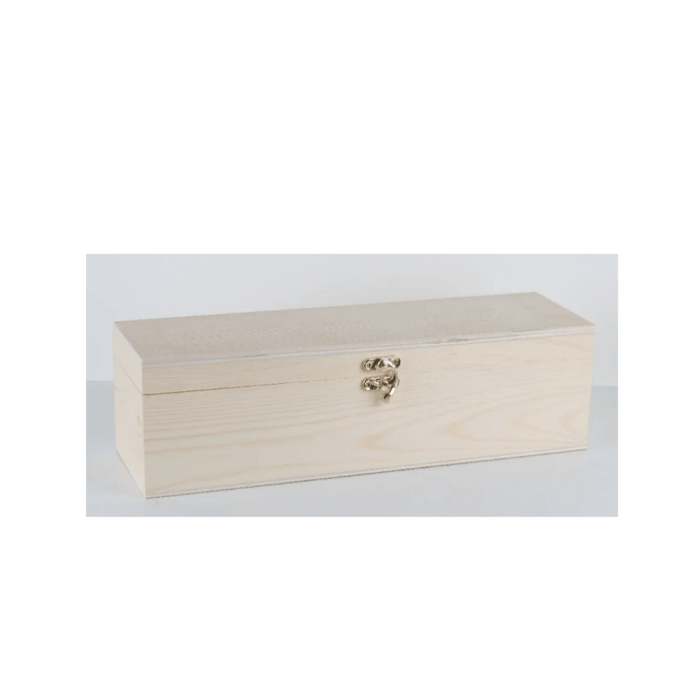 Personalised Wooden Champagne Box