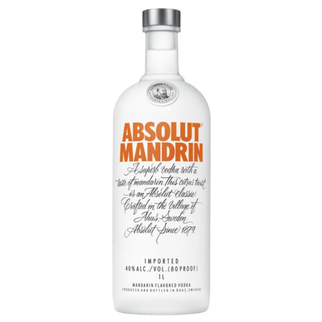 ABSOLUT MANDRIN VODKA 40% 1LT