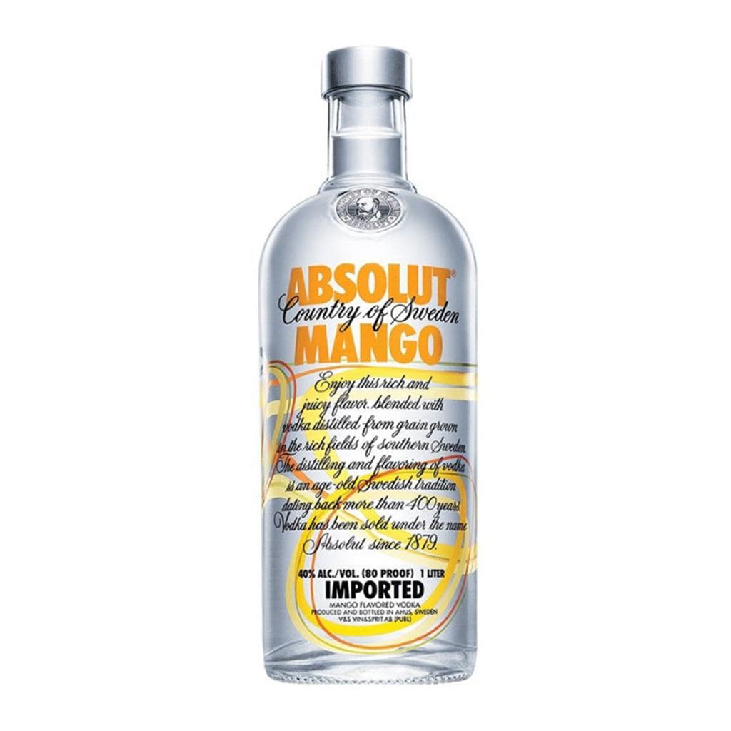 ABSOLUT MANGO VODKA 40% 1LT