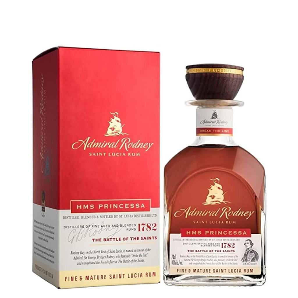 ADMIRAL RODNEY PRINCESSA RUM 5-7 YEAR OLD 40% 700ML