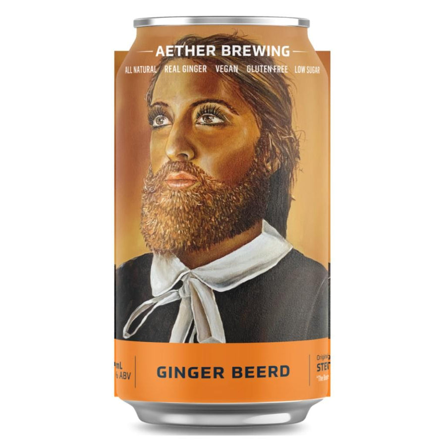 AETHER BREWING GINGER BEERD 4.3% 375ML (4 PACK)