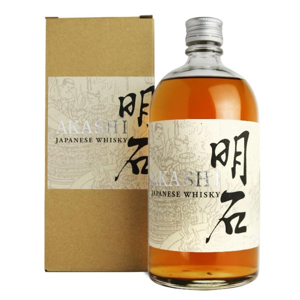 PERSONALISED AKASHI WHITE OAK TOJI BLEND JAPANESE WHISKY 40% 700ML