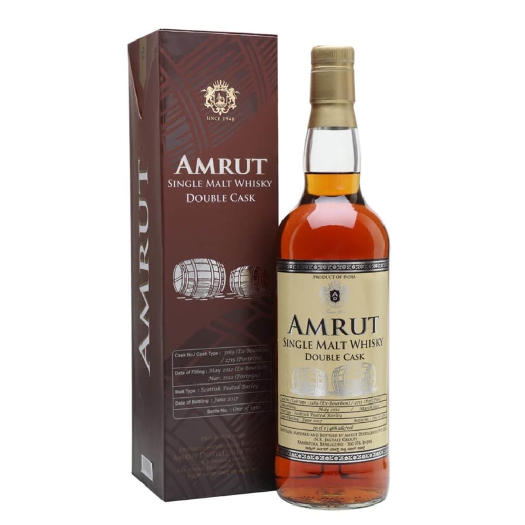 AMRUT DOUBLE CASK 3RD EDITION BOURBON PORTPIPE 46% 700 ML