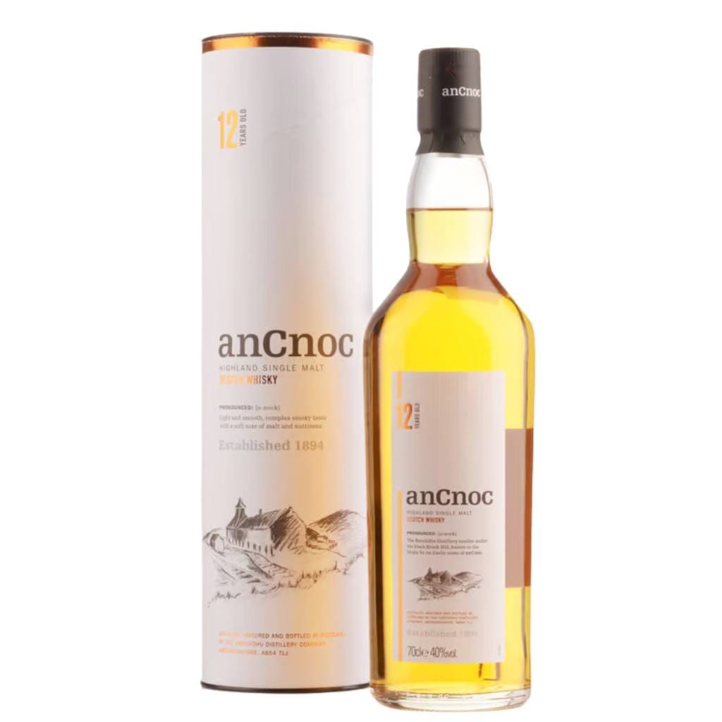 ANCNOC 12 YEAR OLD HIGHLAND SINGLE MALT 40% 700ML