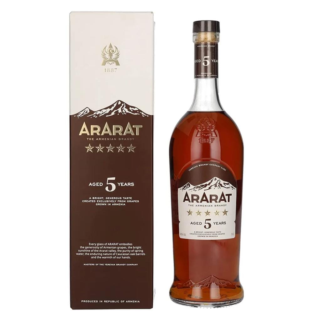 ARARAT 5 YEAR OLD BRANDY 40% 700ML