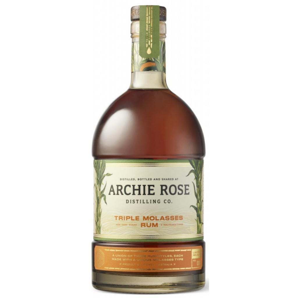 PERSONALISED ARCHIE ROSE TRIPLE MOLASSES RUM 46% 700ML