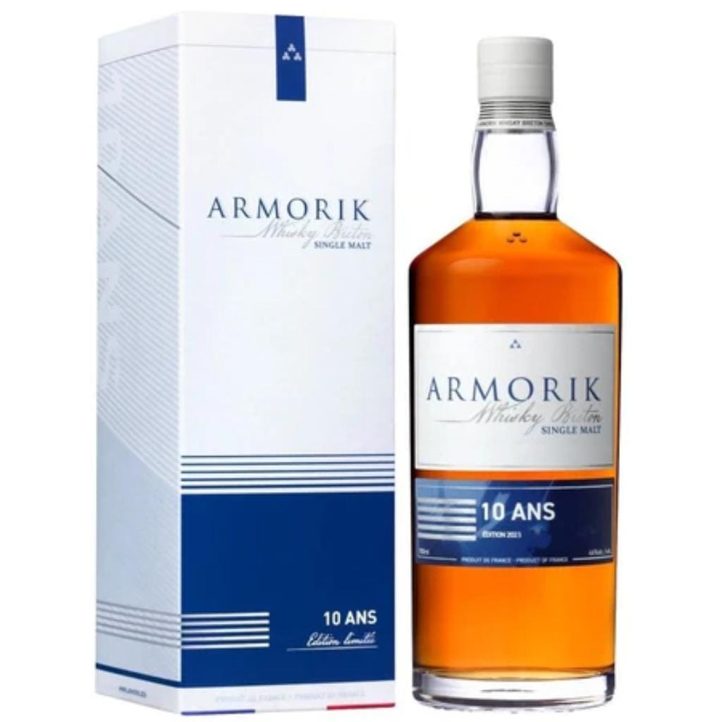 ARMORIK 10 YEAR FRENCH SINGLE MALT WHISKY 46% 700 ML