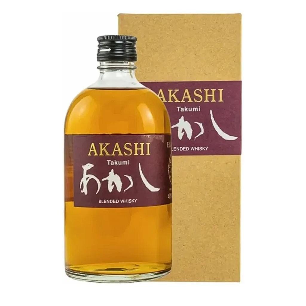 AKASHI WHITE OAK TAKUMI BLENDED JAPANESE WHISKY 40% 500ML